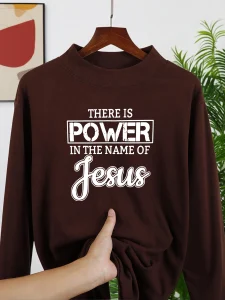 Inspirational Christian Graphic Sweatshirt