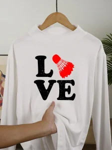 Badminton Lovers Graphic Sweatshirt