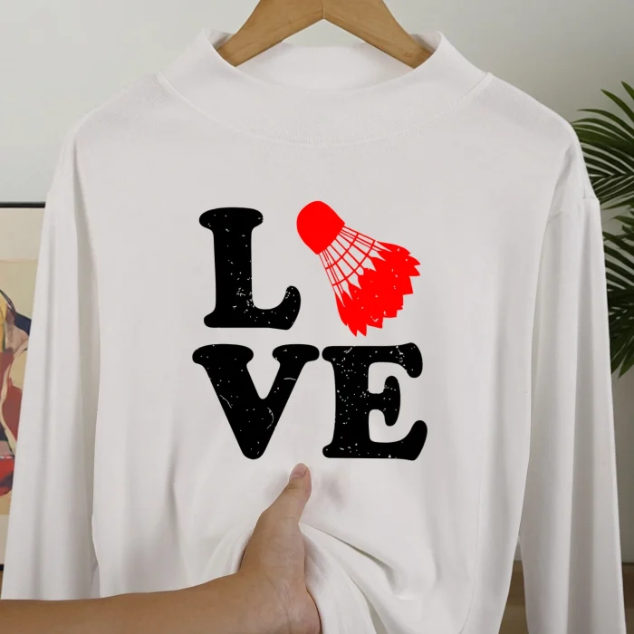 Badminton Lovers Graphic Sweatshirt