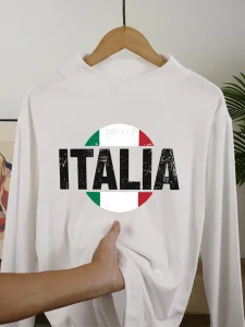 Italia Heritage Mock Neck Sweatshirt