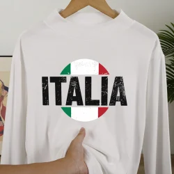 Italia Heritage Mock Neck Sweatshirt